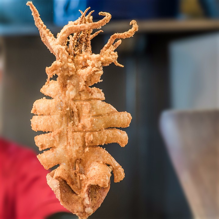 海鲜家族(2) 炸鱿鱼 (附口味图)